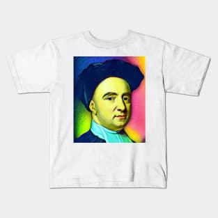 George Berkeley Colourful Portrait | George Berkeley Artwork 6 Kids T-Shirt